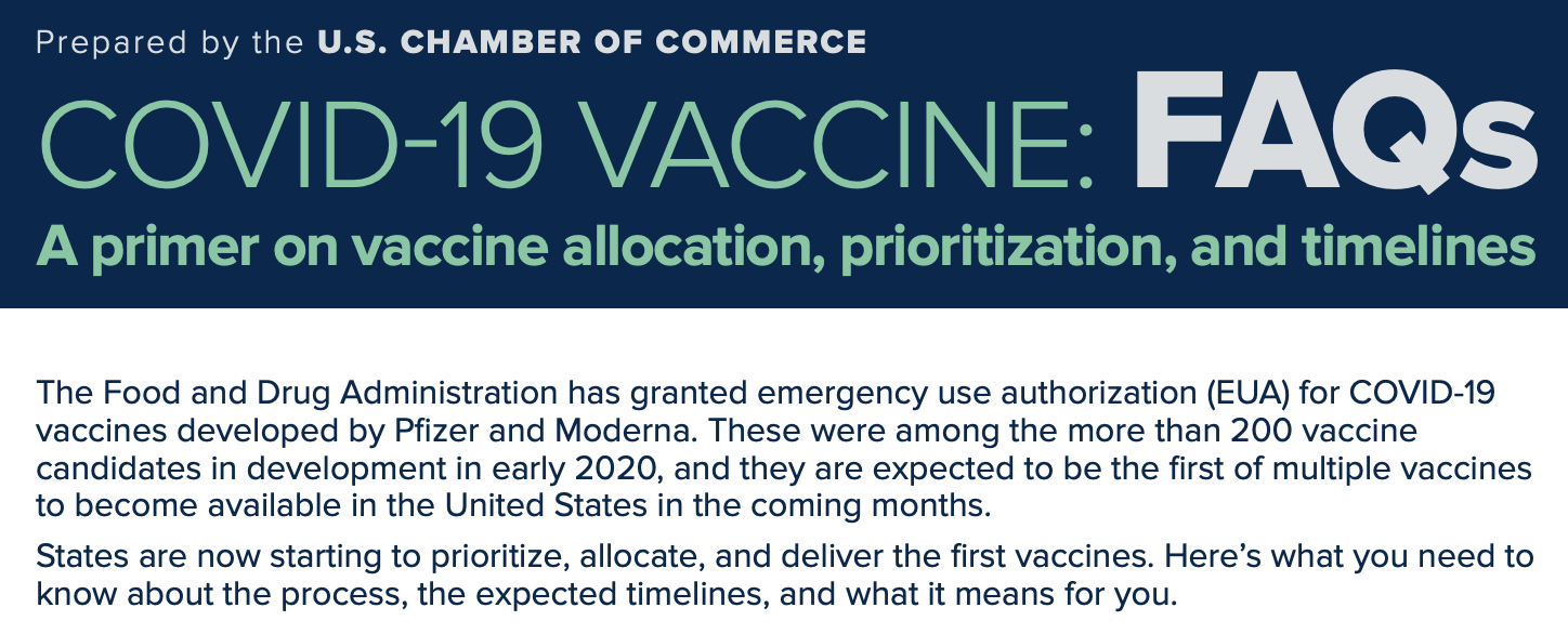 U.S. Chamber Vaccine Primer