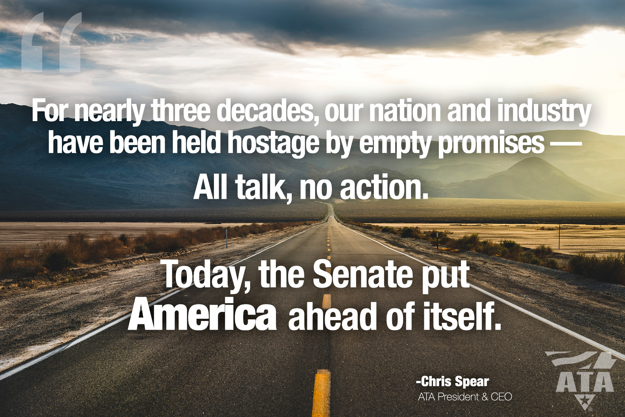 Senate Infrastructure quote