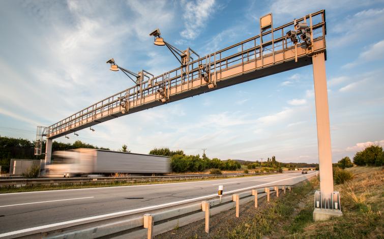 Truck Toll Gantry 