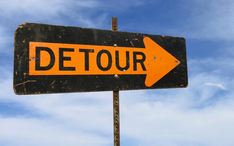 Detour Sign